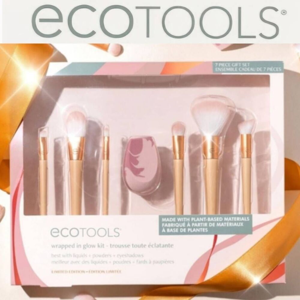 EcoTools Limited Edition Wrapped In Glow‎ Makeup Brush & Sponge Kit